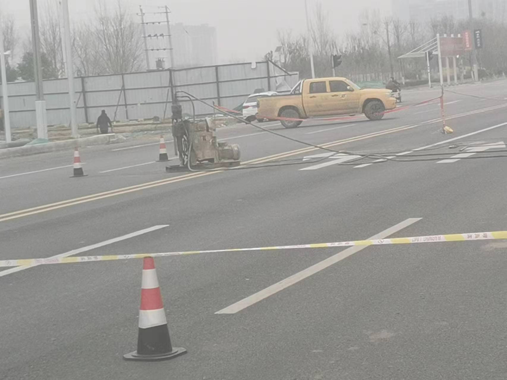 苏尼特左公路路基沉陷注浆