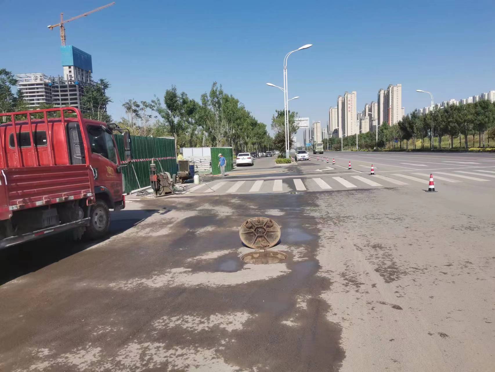 苏尼特左路面地基沉降注浆